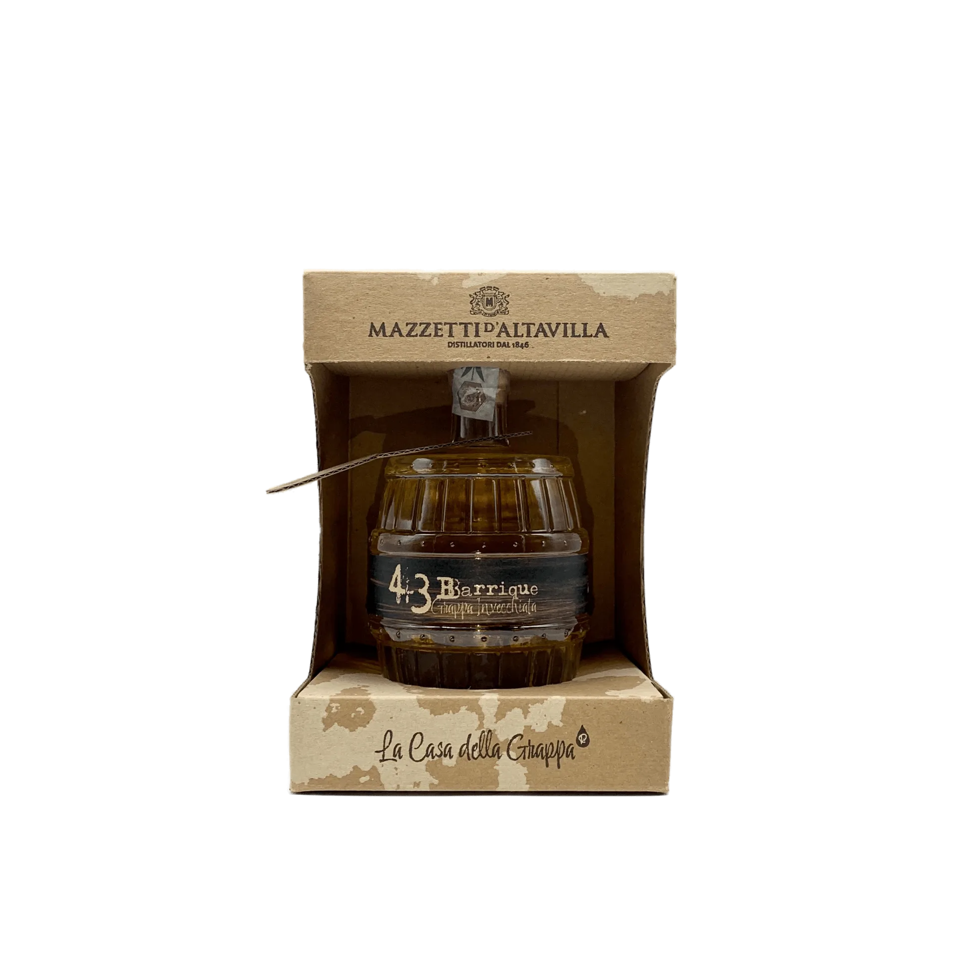 Fass 43 Gereifter Grappa Mazzetti d'Alavilla - 50cl