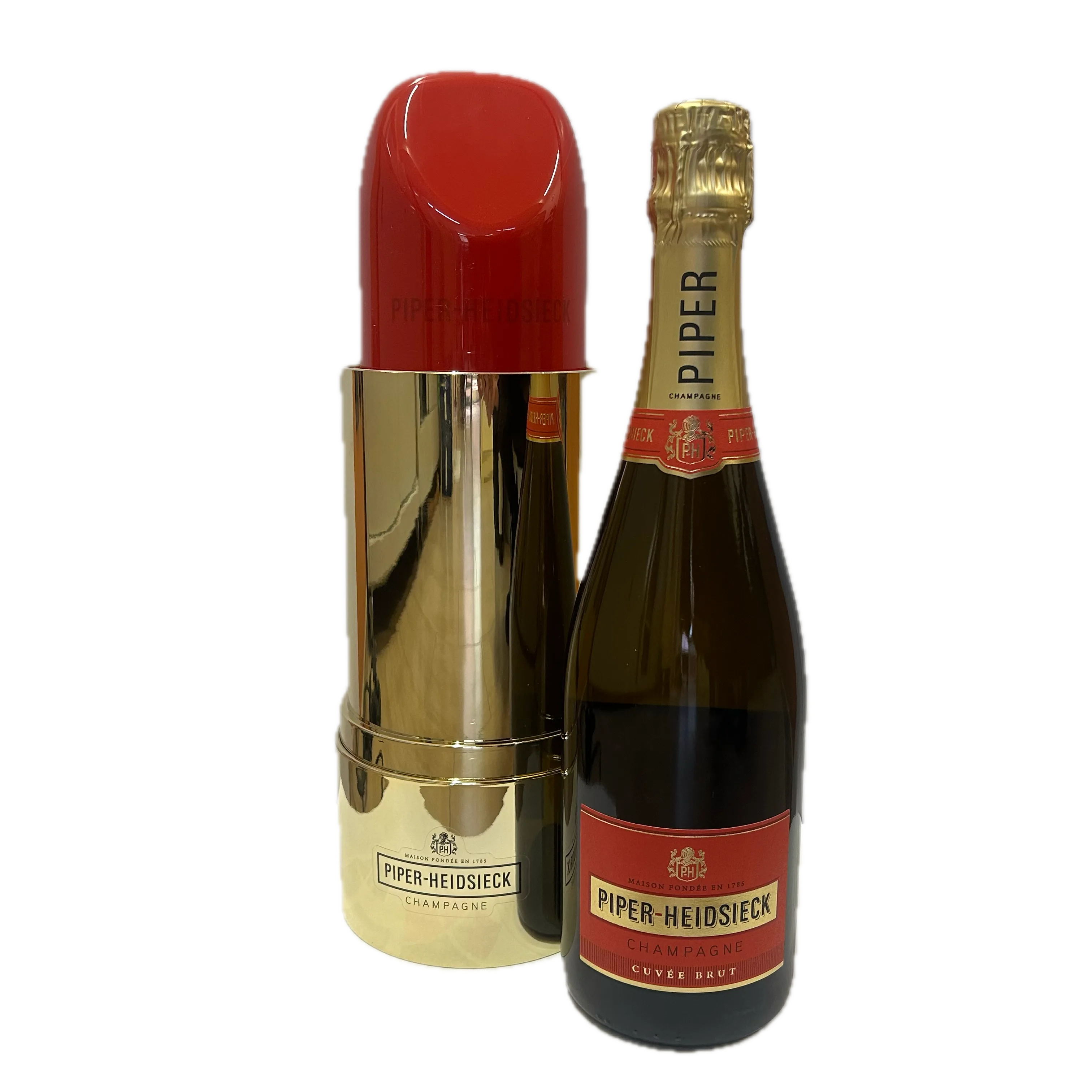 Champagner Piper Heidsieck Brut Lippenstift in der Dose - 75cl
